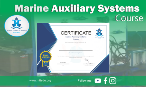 Marine Auxiliary Systems Course (Online Mode)
